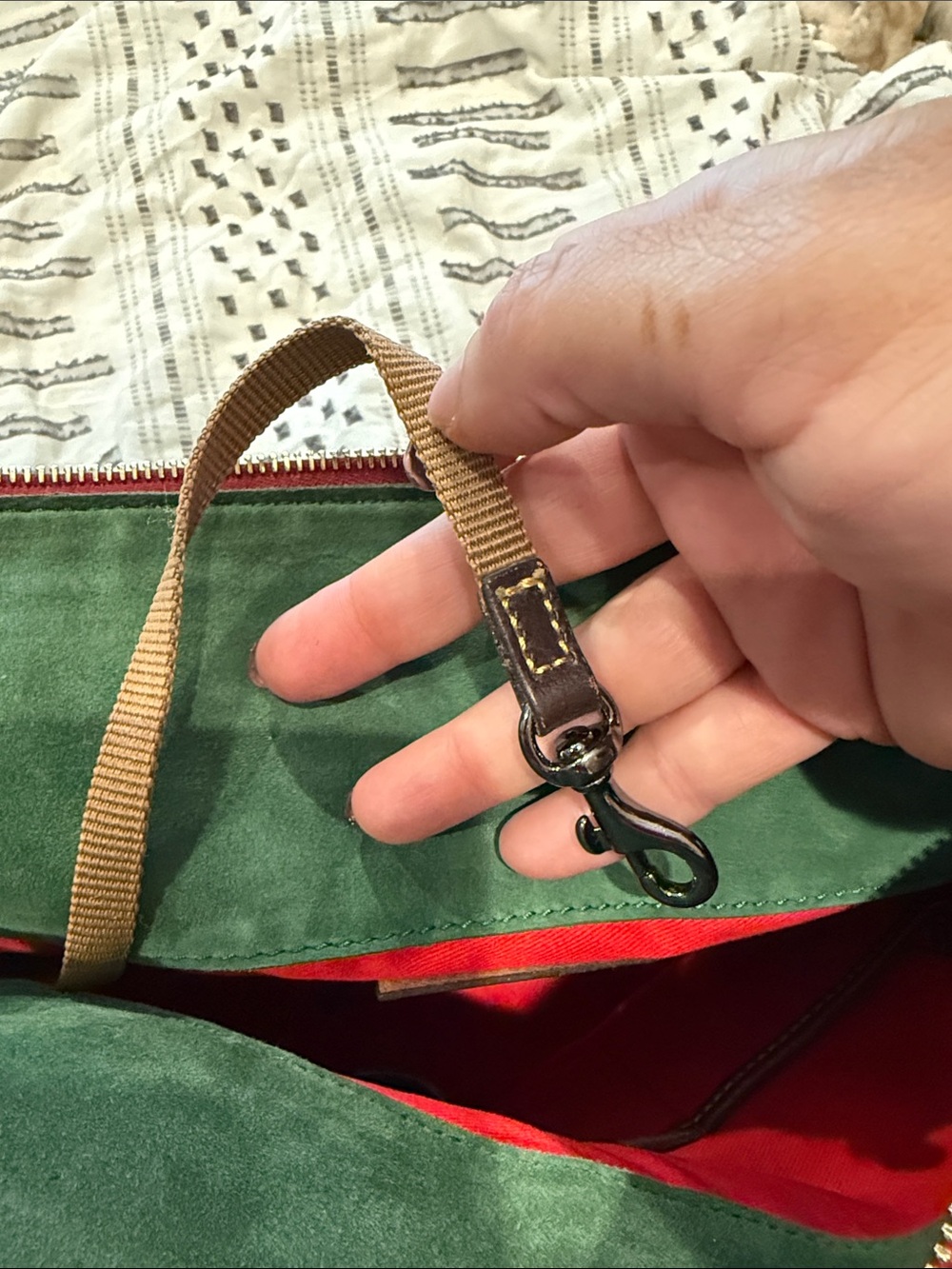 Dooney & Bourke Teal Leather Hobo Bag Teagan purse designer suede DB turquoise - Picture 10 of 11